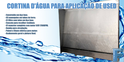 Cortina D&#039;água para Aplicação de Used