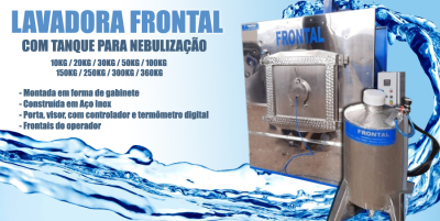 Máquina de Lavar Frontal com Nebulizador