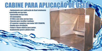 Cabine para aplicação de Used